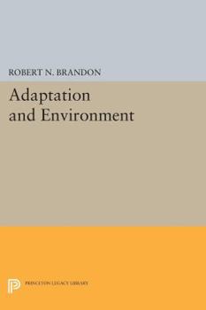 Paperback Adaptation and Environment Book