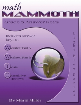 Paperback Math Mammoth Grade 5 Answer Keys Book