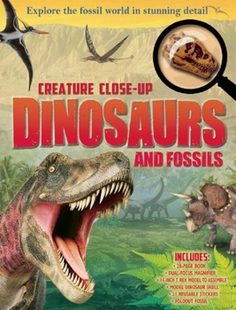 Hardcover Creature Close-Up: Dinosaurs and Fossils Book