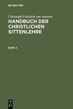 Hardcover Handbuch der christlichen Sittenlehre [German] Book