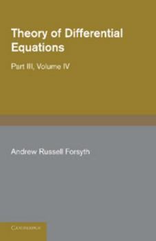 Paperback Theory of Differential Equations Book