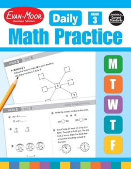 Paperback Daily Math Practice, Grade 3 Teacher Edition Book