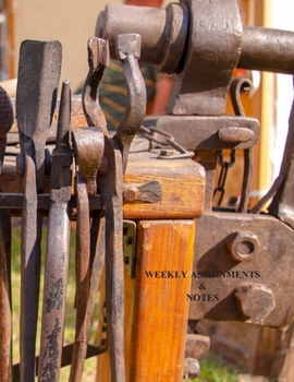 Paperback Weekly Assignments & Notes: 15 week one semester Weekly Assignments and Notes Book