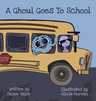 Hardcover A Ghoul Goes to School [Large Print] Book