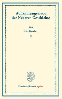 Paperback Abhandlungen Aus Der Neueren Geschichte [German] Book