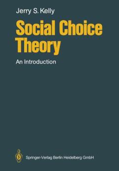 Paperback Social Choice Theory: An Introduction Book