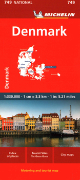 Loose Leaf Michelin Denmark Map 749 Book