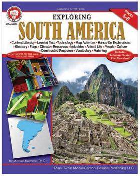 Paperback Exploring South America, Grades 5 - 8 Book