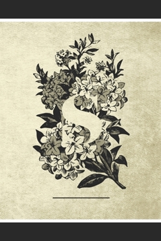 S: Monogrammed Self Care Journal - Mental Health Log - Wellness Planner - Mood Tracker - Gratitude Diary for Black Christian Women