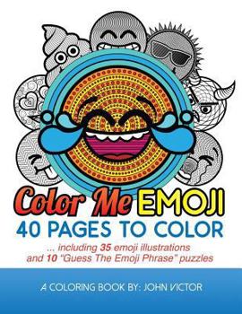 Paperback Color Me Emoji: 40 Pages to Color Book
