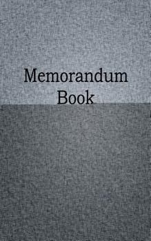 Paperback Memorandum Book: 1/4 Inch Dot Graph Ruled, Memo Book, 5x8, 104 Pages Book