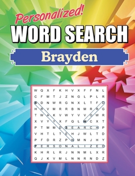 Brayden Word Search: Large Print Word Find Puzzles