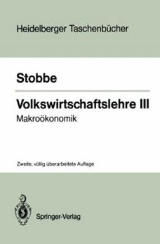 Paperback Volkswirtschaftslehre III: Makroökonomik [German] Book