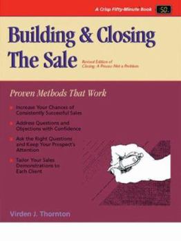 Paperback Building and Closing the Sale (Revised) Book