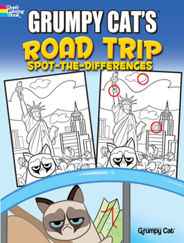 Paperback Grumpy Cat's Road Trip Spot-The-Differences Book