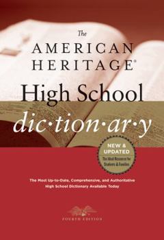 Hardcover The American Heritage High School Dictionary Book