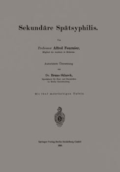 Paperback Sekundäre Spätsyphilis [German] Book