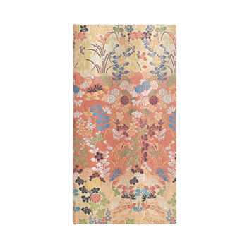 Misc. Kara-Ori Slim Lined Hardcover Journal, 176pg, 85gsm by Paperblanks (Japanese Kimono) Book