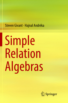 Paperback Simple Relation Algebras Book