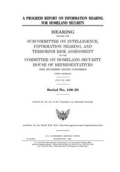 A progress report on information sharing for homeland security
