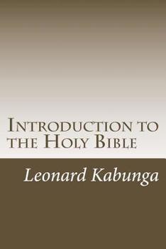 Paperback Introduction to the Holy Bible Book