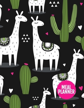 Meal Planner: Pretty Year 365 Daily - 52 Week Calendar Meal Planner Daily Weekly and Monthly For Track & Plan Your Meals Food Planning | Large 8.5 x 11 Inch | 110 Pages  - Design Element BT 098825