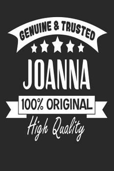 Genuine and Trusted Joanna 100% Original High Quality : 6x9 Password Logbook for Women Named Joanna