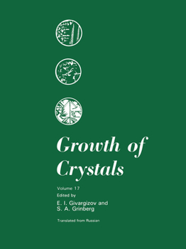 Hardcover Growth of Crystals Book