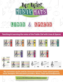 Paperback Lines & Spaces: MrMikesMusicMats Book