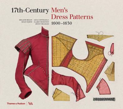 Hardcover 17th-Century Men's Dress Patterns Book