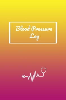 Paperback Blood Pressure Log Book