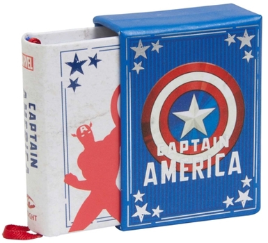 Hardcover Marvel Comics: Captain America (Tiny Book): Inspirational Quotes from the First Avenger (Fits in the Palm of Your Hand, Stocking Stuffer, Novelty Geek Book