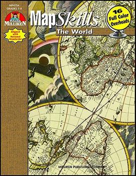 Paperback Map Skills - The World Book