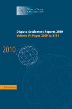 Hardcover Dispute Settlement Reports 2010 Book
