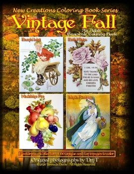 Paperback New Creations Coloring Book Series: Vintage Fall Book