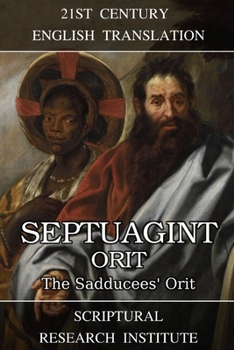 Paperback Septuagint - Orit: The Sadducees Orit Book