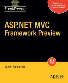Paperback ASP.NET MVC Framework Preview Book