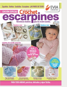 Paperback Crochet Escarpines 1: novedosos modelos para los recién nacidos [Spanish] Book