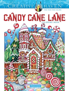 Paperback Creative Haven Candy Cane Lane Coloring Book