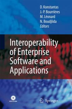 Hardcover Interoperability of Enterprise Software and Applications Book