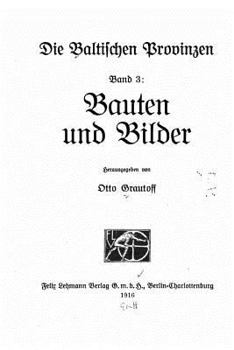 Paperback Die Baltischen Provinzen - Band 3 [German] Book