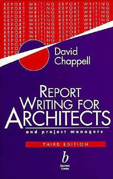 Hardcover Report Writing for Architects and Project Managers Book