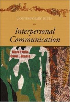 Hardcover Contemporary Issues in Interpersonal Communication Book