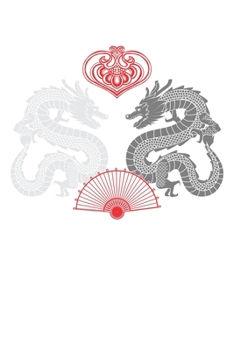 Notizbuch: Drachen Yin Yang Yoga Meditation China 120 Seiten, 6X9 (Ca. A5), Liniert (German Edition)