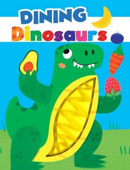 Board book Dining Dinosaurs - Silicone Touch and Feel - Sensory Board Book