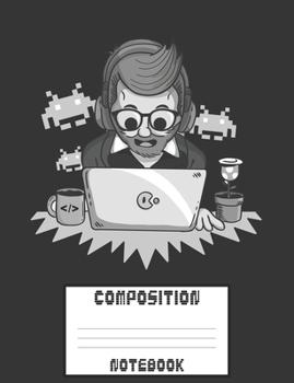 Composition Notebook: Composition book: (7,44x9,69) 120pages College Ruled Line Paper Soft Cover Glossy Finish.