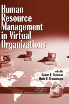 Hardcover Human Resouce Management in Virtual Organizations (Hc) Book