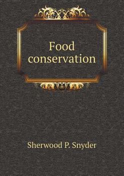 Paperback Food conservation Book
