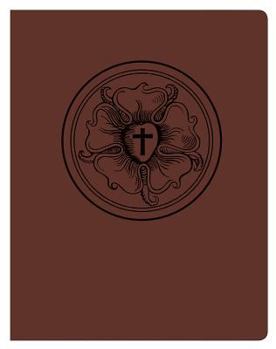 Paperback The Lutheran Study Bible - Luthers Rose - Brown/Burgundy Book