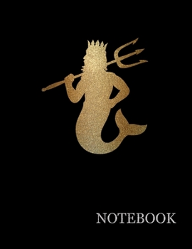 Paperback Justitia Ancient Greek God Poseidon Notebook- Ancient Greek God Poseidon Notebook Grid Sturdy High Quality Premium White Paper 8.5x11 200 pages- Book